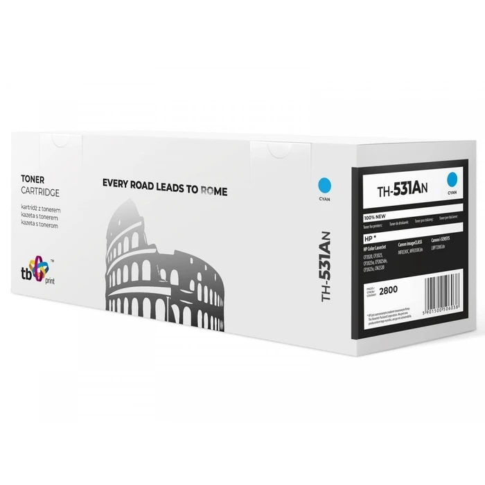 Toner Συμβατό Tb Print Th-531an (Hp Cc531a) Cyan 