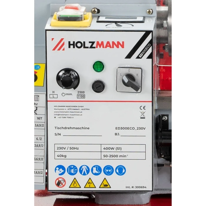 Holzmann ED300ECO 230V Επιτραπέζιος Ξυλότορνος 560W
