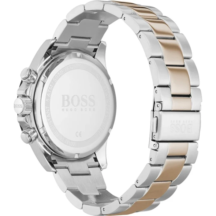 Ανδρικό Ρολόι Boss 1513757 (43mm) Μεταλλικό Μπρασελέ Ασημί