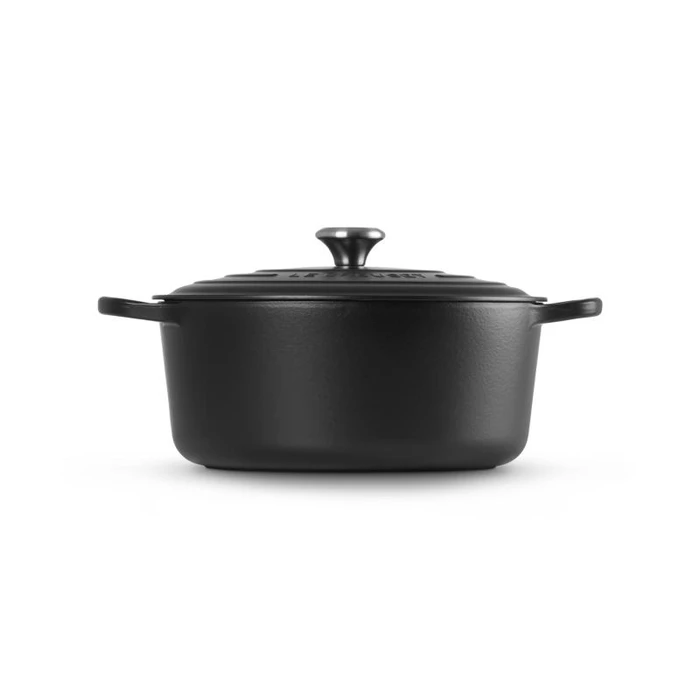 Le Creuset Signature Round Roaster 30 cm Black (Schwarz)