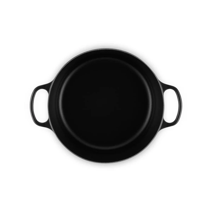 Le Creuset Signature Round Roaster 30 cm Black (Schwarz)
