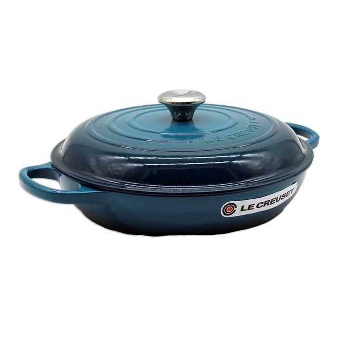 Le Creuset Signature Shallow Round Casserole 30 cm - Deep Teal (21180306422430)