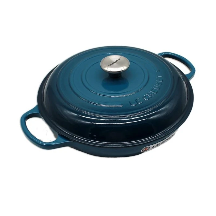 Le Creuset Signature Shallow Round Casserole 30 cm - Deep Teal (21180306422430)