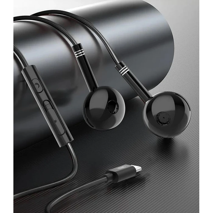 Handsfree Ακουστικά Xo Ep29 Μεταλλικά Type C,Μαύρο