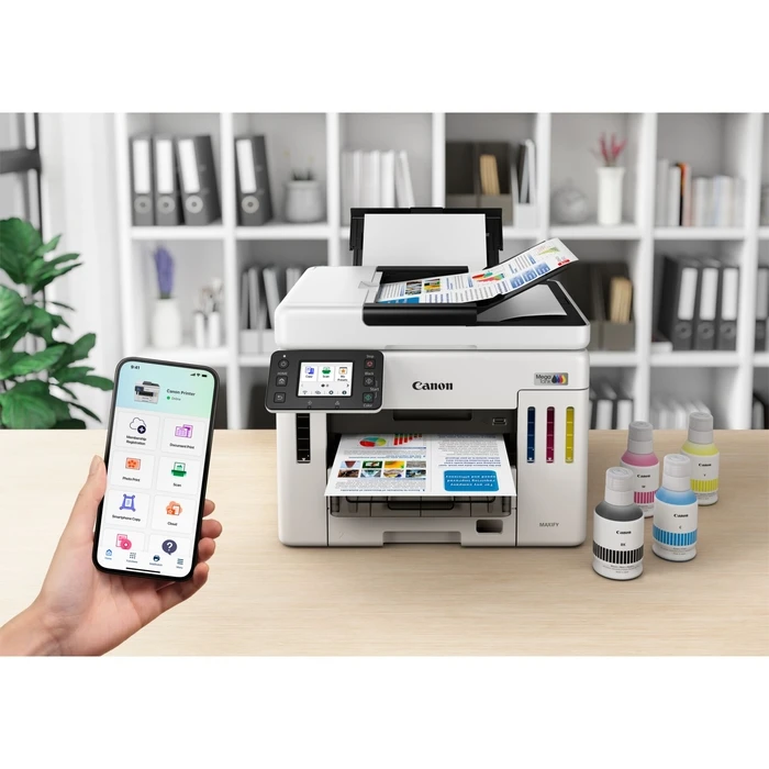 Canon MAXIFY GX7150 Color Inkjet Multifunction Printer (Wi‑Fi, Mobile Print) - 6880C006