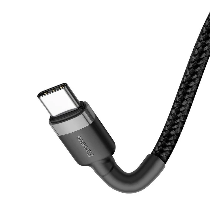 Καλώδιο USB-C to USB-C Baseus Cafule PD 2.0 QC 3.0 60W 1m (Black+Gray)