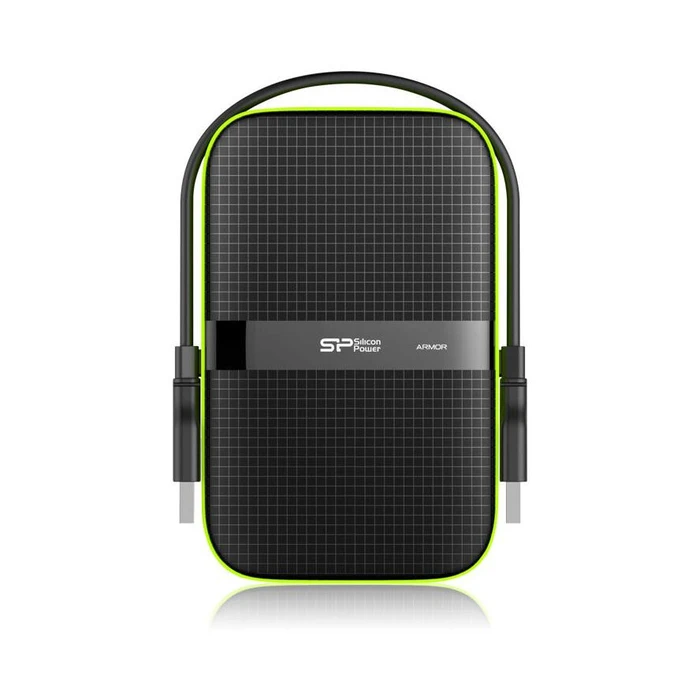 Εξωτερικός Σκληρός Δίσκος 2TB Silicon Power 2,5 USB 3.1 A60Anti-shock Black U