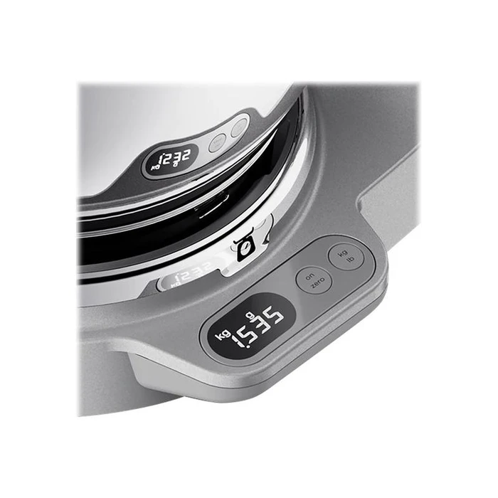 Kenwood Titanium Chef Baker KVC85.004SI - Food Processor / Stand Mixer 1200W Titanium Silver (DuoBowl 5L + 3.5L)