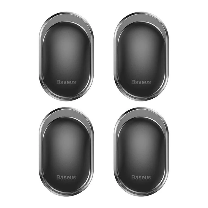 Αυτοκόλλητα ʼγκιστρα Baseus 4τμχ (Μαύρο)