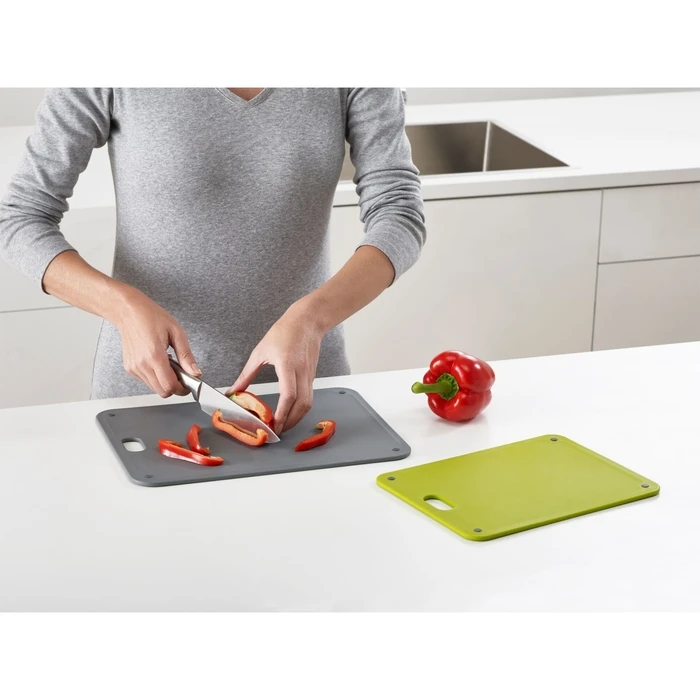 Joseph Joseph DoorStore™ Chop 2-piece Grey Chopping Board Set