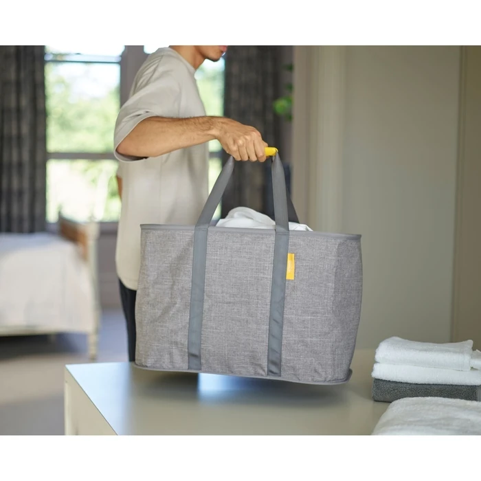 Joseph Joseph Fabric Laundry Basket 55L Grey 53x36x35cm