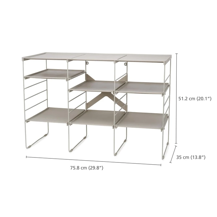 Fabric Shoe Rack 75.8 x 35 x 51.2 cm