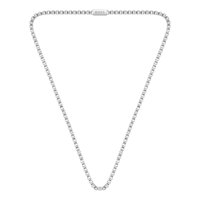 BOSS Men's Necklace 1580292 (58 cm) - Grey Stainless Steel