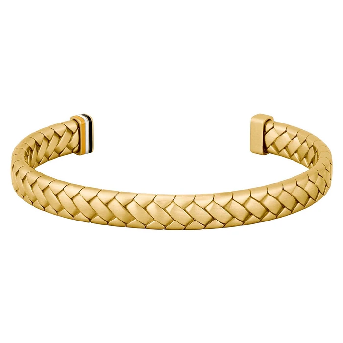 BOSS Men's Bracelet 18 cm Stainless Steel Gold-tone (Model 1580672)
