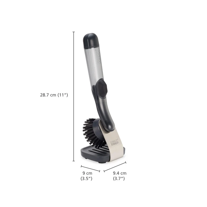 Joseph Joseph SinkTech Soap Dispenser Washing Up Brush with Stainless Steel Stand