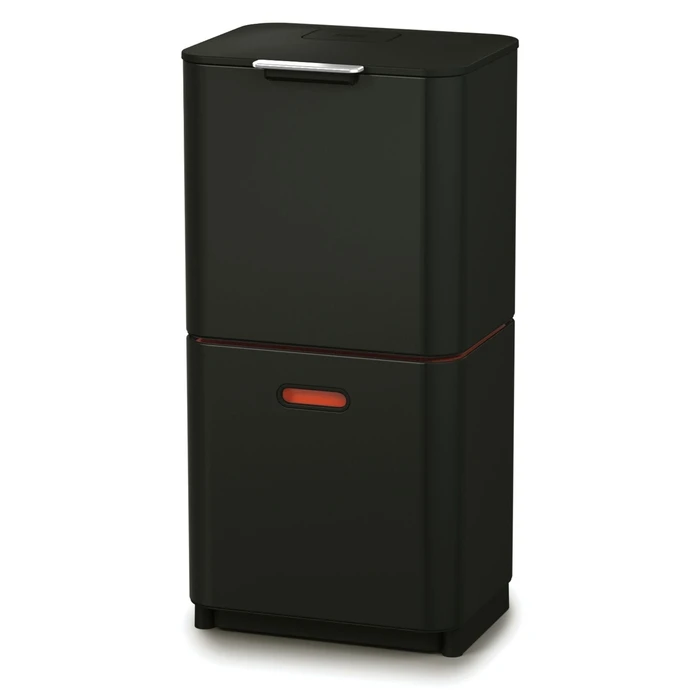 Joseph Joseph Totem Recycling Bin Plastic Black 60L