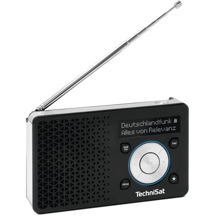Technisat DigitRadio 1 A Portable Rechargeable DAB+ Radio Black
