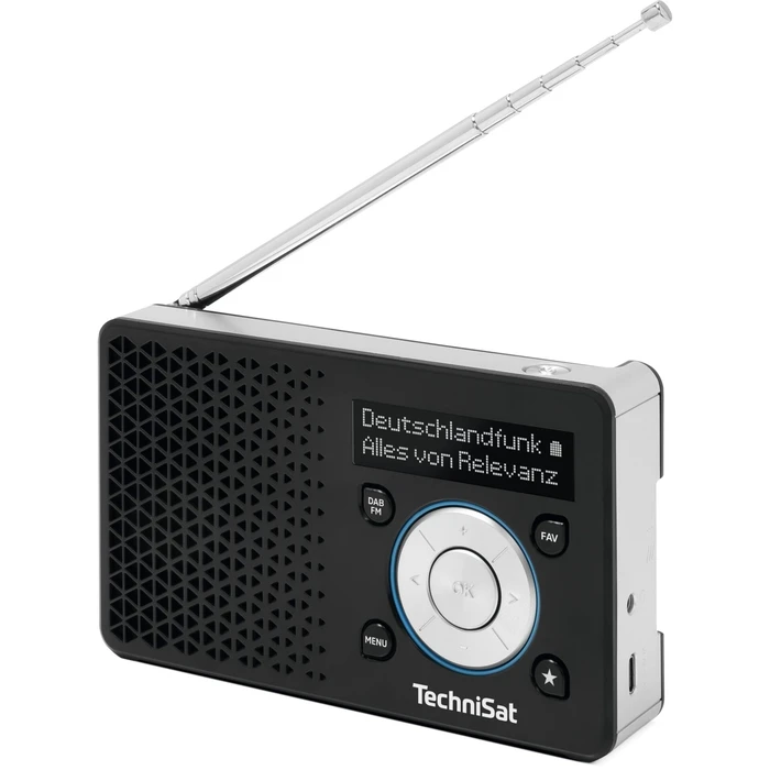 Technisat DigitRadio 1 A Portable Rechargeable DAB+ Radio Black