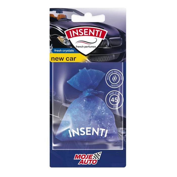 MOJE AUTO κρεμαστό αρωματικό αυτοκινήτου New Car Crystals 20g