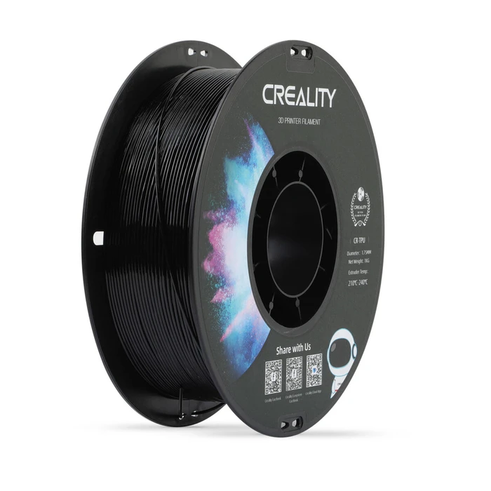 Filament Creality CR-TPU Black Soft Adhesive material 1kg 1.75