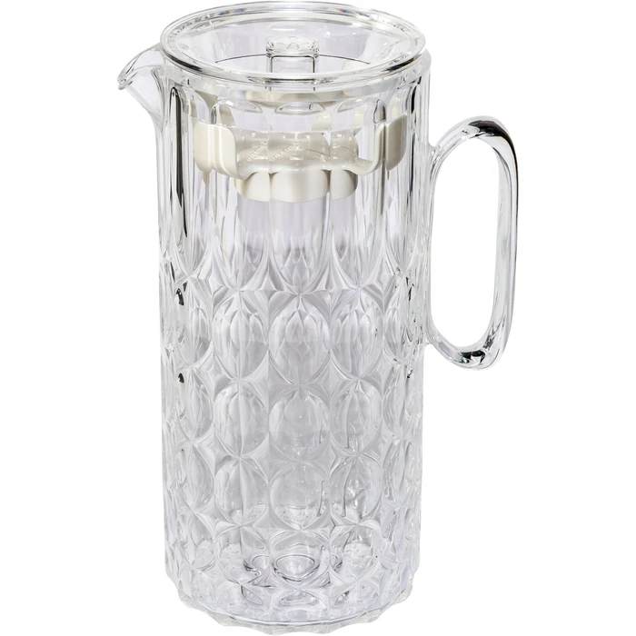 Guzzini Serving Jug / Pitcher 1750 ml - Clear Plastic with Lid