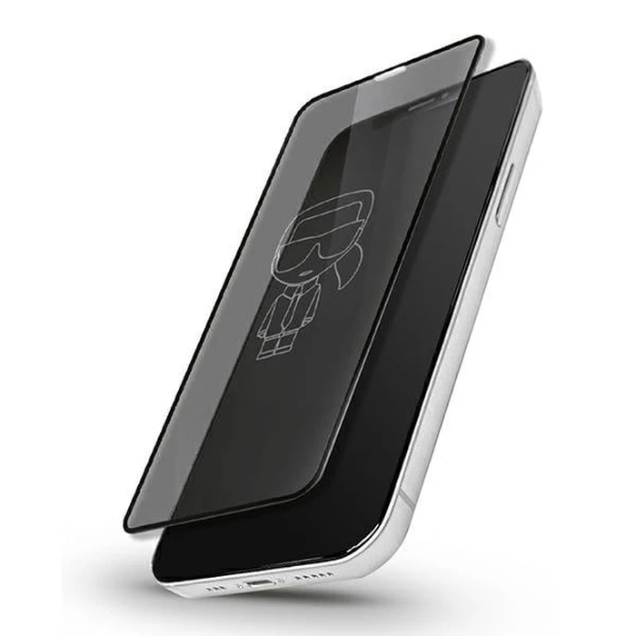 Karl Lagerfeld Tempered Glass KLSPP12LTR Apple iPhone 12 Pro Max Magic Logo