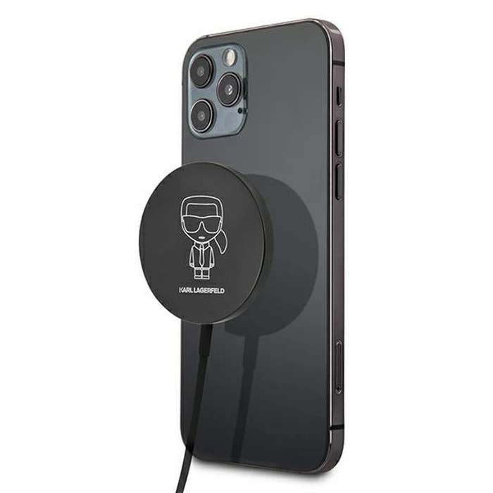 Karl Lagerfeld Wireless Charger KLCBMSIKBK 15W MagSafe