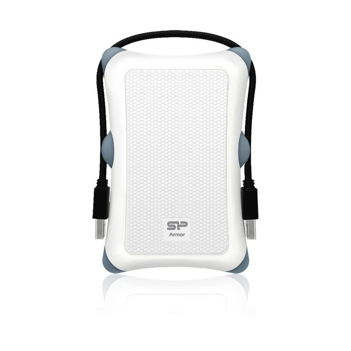 Εξωτερικός Σκληρός Δίσκος 2TB Silicon Power 2,5 USB 3.0 A30 Anti-shock White