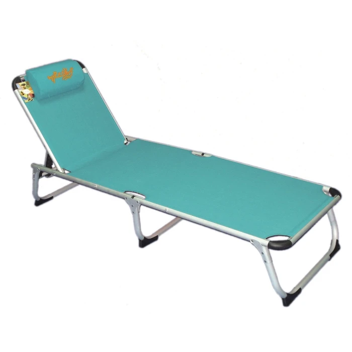 myResort ALUMINUM ROD SUN BED BLUE KING SIZE FOLDABLE FABRIC 2x1
