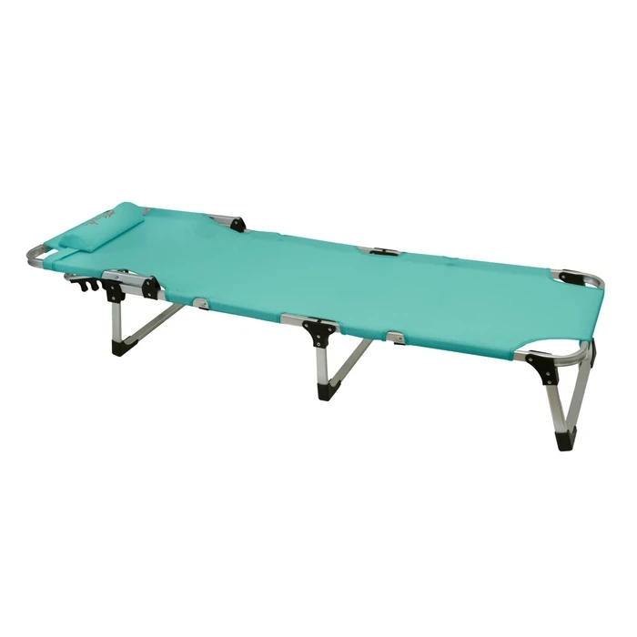 myResort ALUMINUM SUN BED BLUE FOLDABLE REINFORCED FABRIC 2x1