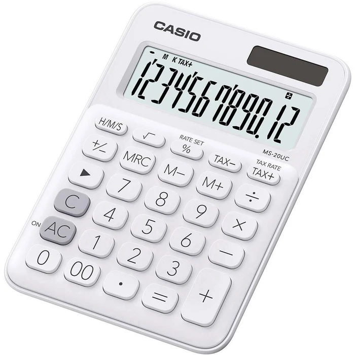 Αριθμομηχανή Casio MS-20UC-WE white