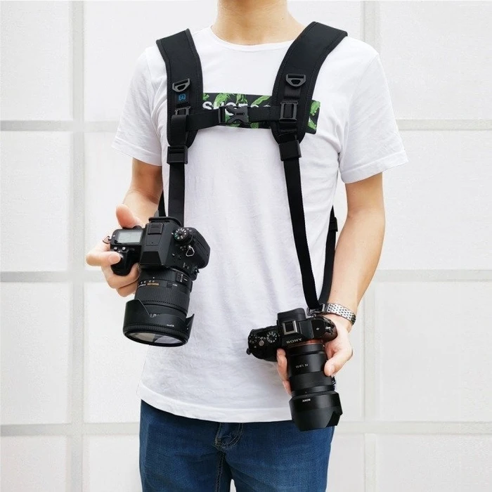 Αξεσουάρ Double shoulder harness Puluz for cameras PU6002