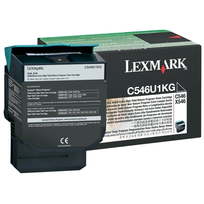 Toner Lexmark High Black C546U1KG