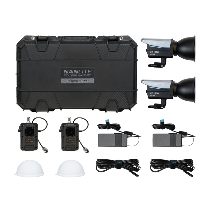 Nanlite FC-120B 2Kit-PT Bi-Color Lighting Set (2 x FC-120B LED Panels)