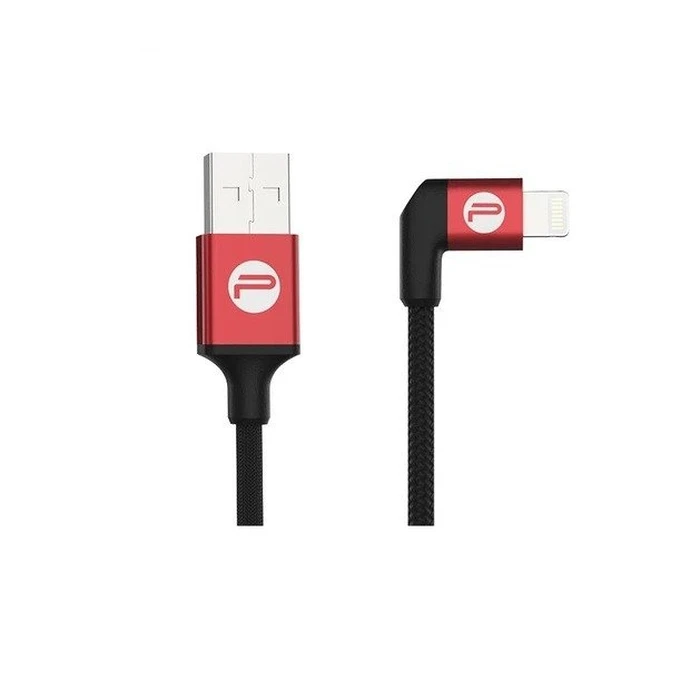 DJI Γωνιακό (90°) πλεγμένο καλώδιο USB-A σε Lightning Μαύρο 0,35 m (P-GM-115)