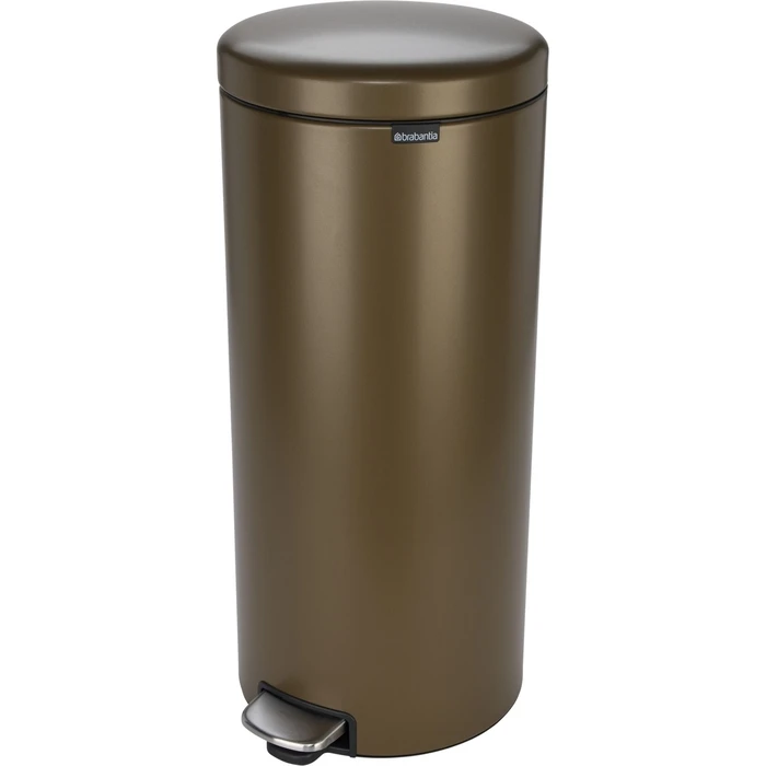 Brabantia Metal Pedal Bin Orange 30L