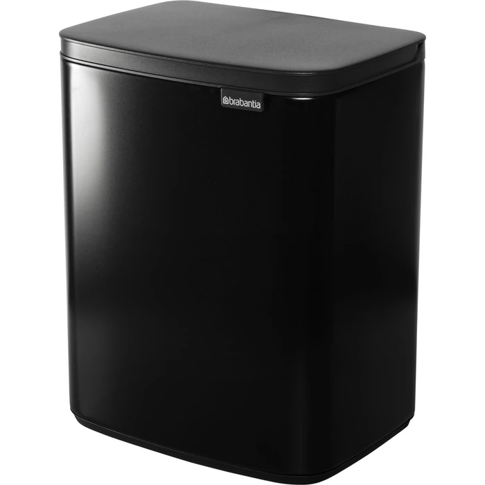 Brabantia Plastic Waste Bin Black 12 L (230363)