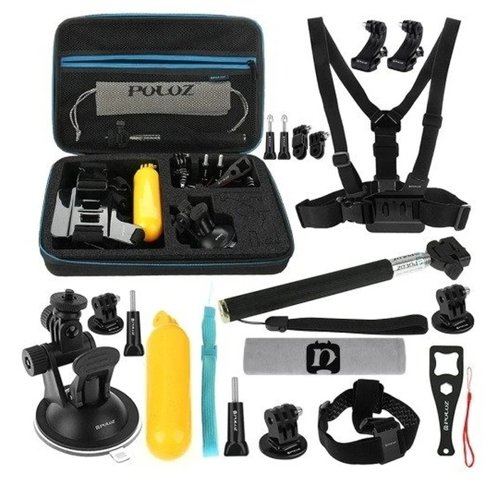 Αξεσουάρ Action Cameras Puluz 20 in 1 Ultimate Combo Kit για GoPro