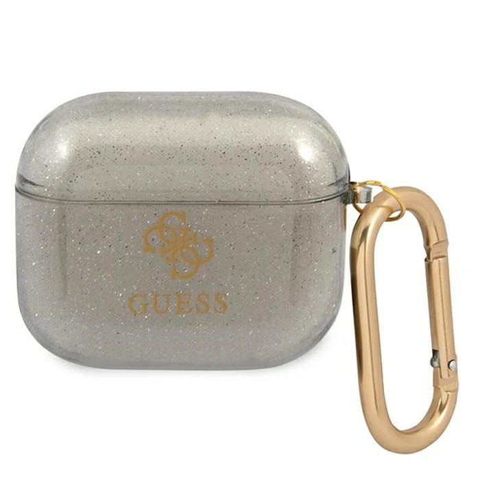 Guess GUA3UCG4GK Apple AirPods 3 cover black Glitter Collection