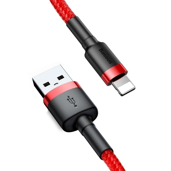Καλώδιο USB to Lightning Baseus Cafule 2A 3m (Red)