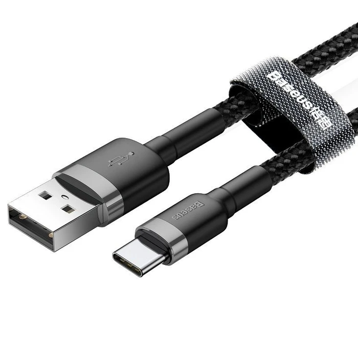 Καλώδιο USB to USB-C Baseus Cafule 2A 3m (Black+Gray)