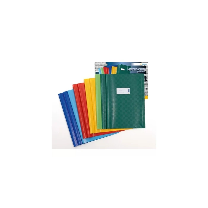 HERMA Heftschoner A4 αδιαφανή 10τμχ (6 χρώματα)
