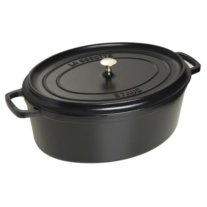 Staub Roaster Oval 41 cm 12 L Black (Schwarz) - MPN 40509-509-0
