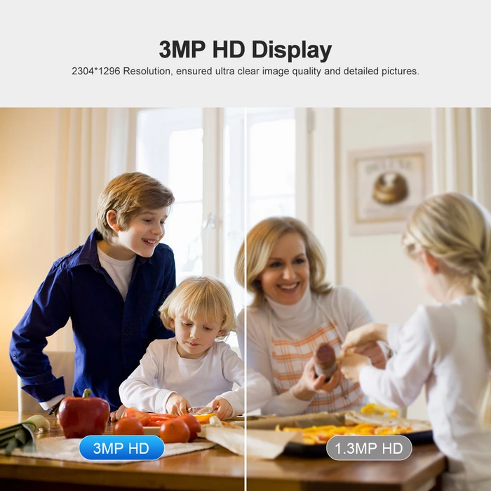 Κάμερα Παρακολούθησης Srihome WI-FI IP HD 3MP