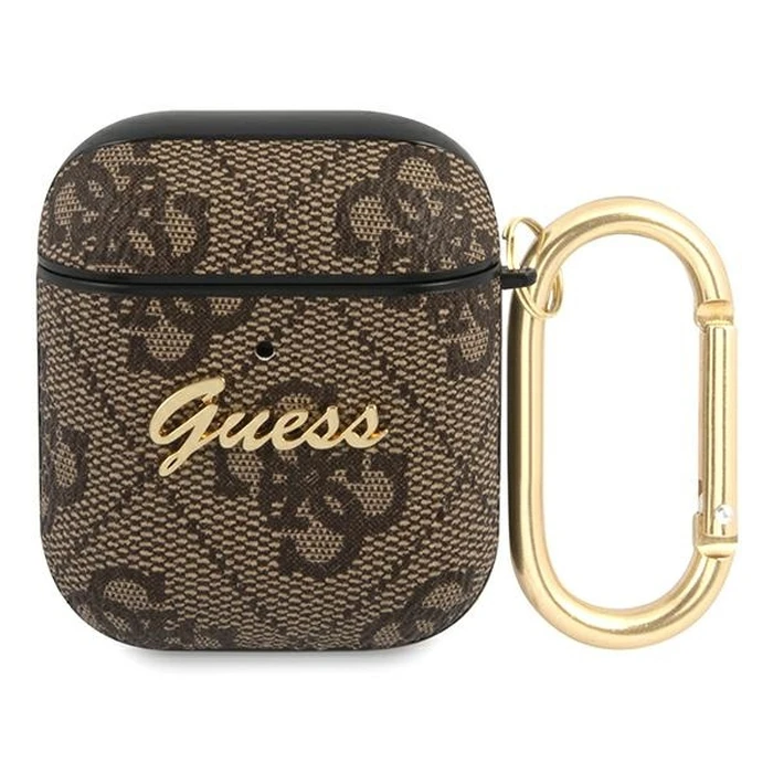 Guess GUA24GSMW Apple AirPods cover brown 4G Script Metal Collection