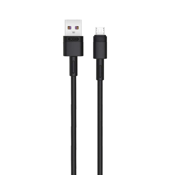 Καλώδιο USB XO NB166 5A Γρήγορης Φόρτισης για Micro Μαύρο