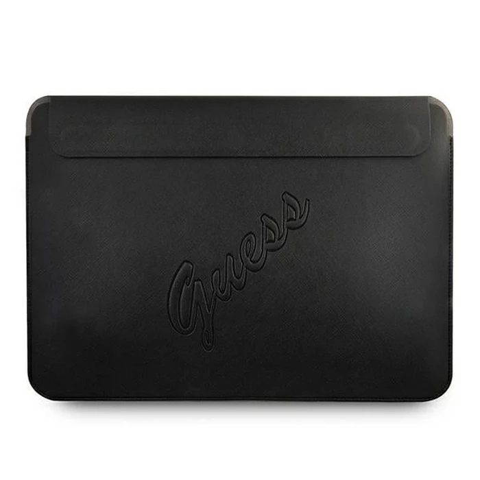 Guess Sleeve GUCS13PUSASBK 13 inch black Saffiano Script