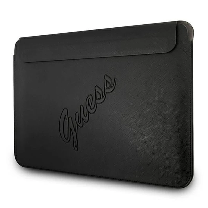 Guess Sleeve GUCS13PUSASBK 13 inch black Saffiano Script