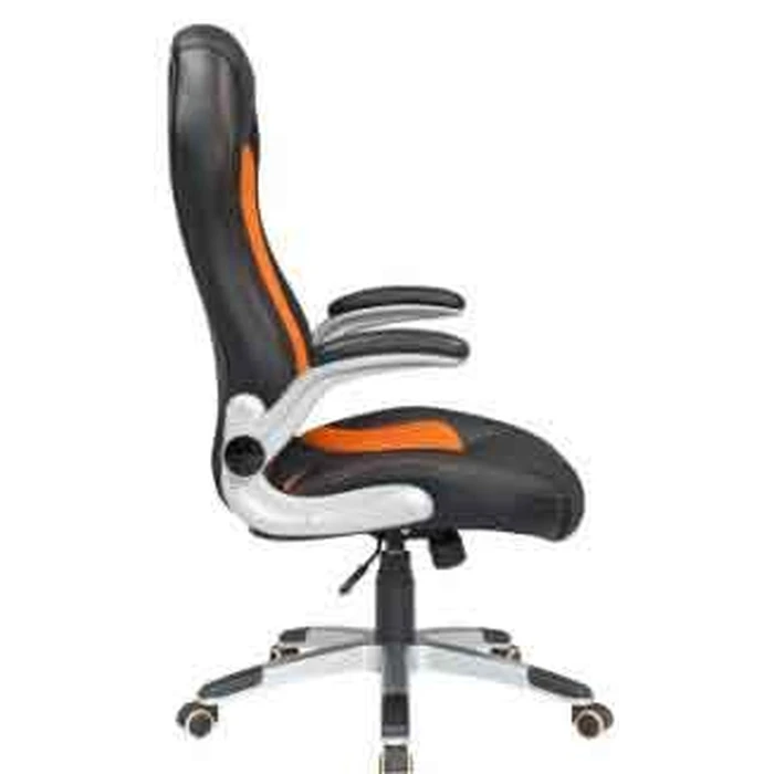 Velco Pro Systems Gaming Office Chair Black-Orange - 67x68x110-118 cm - Surface PU+PVC - SKU 66-23553