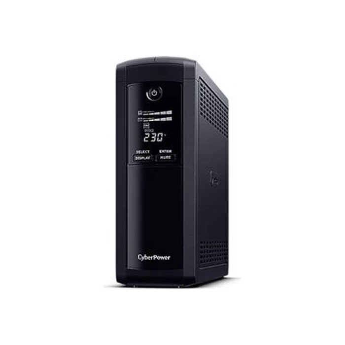 CyberPower Value Pro VP1200ELCD UPS 1200VA / 720W Line-Interactive Tower - 4x Schuko, RJ-11/RJ-45 protection, LCD